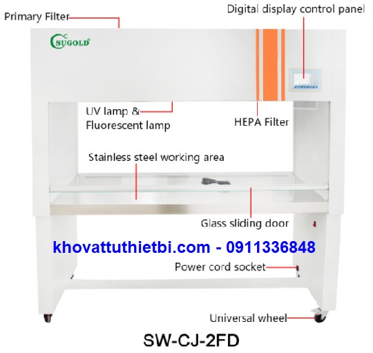 Tủ cấy vi sinh Sugold SW-CJ-2FD